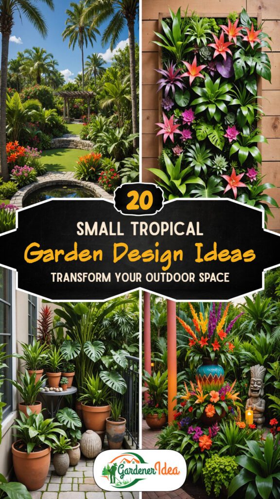 20 Small Tropical Garden Design Ideas
