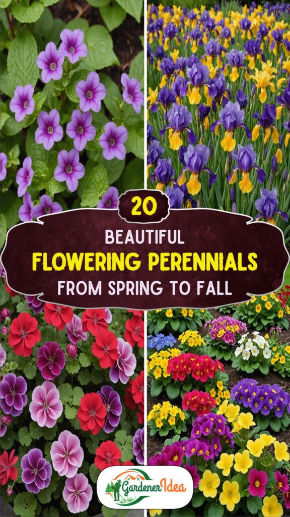 20 Flowering Perennials From Spring To Fall