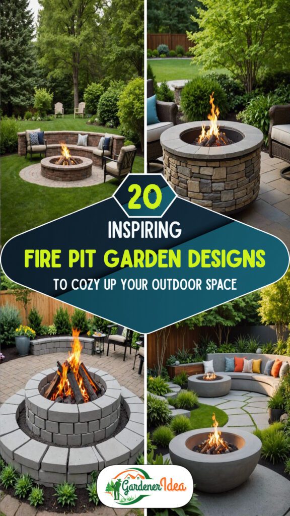 20 Fire Pit Garden Designs To Cozy Up Your Outdoor Space