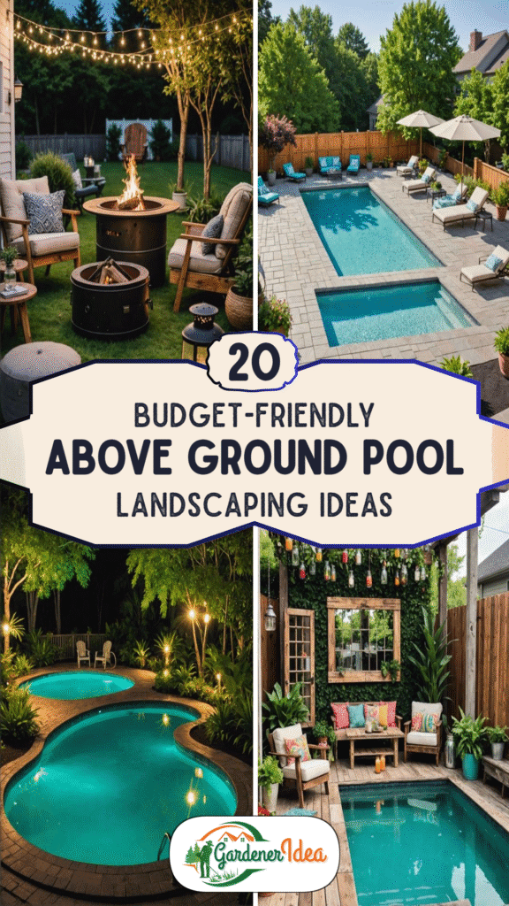 20 Budget-Friendly Above Ground Pool Landscaping Ideas