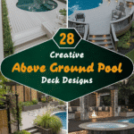 28 Creative Above Ground Pool Deck Designs