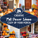 Cozy Up Your Porch: 24 Creative Fall Decor Ideas