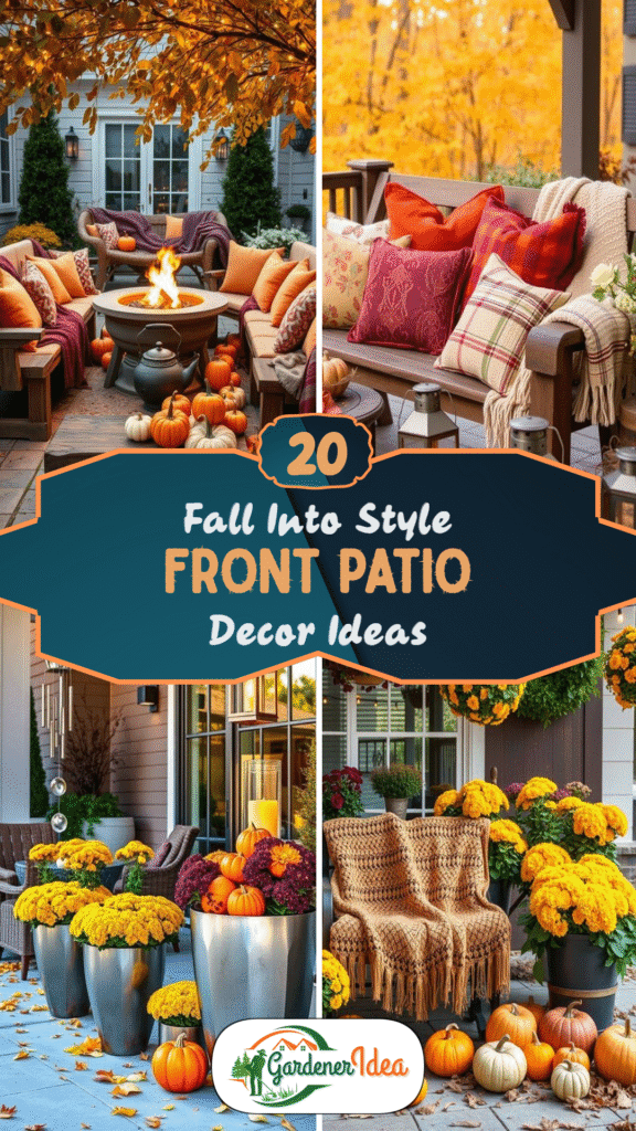 Fall Into Style: 20 Front Patio Decor Ideas