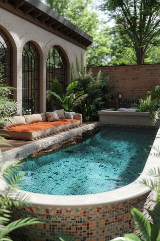 moroccan above ground pool idea