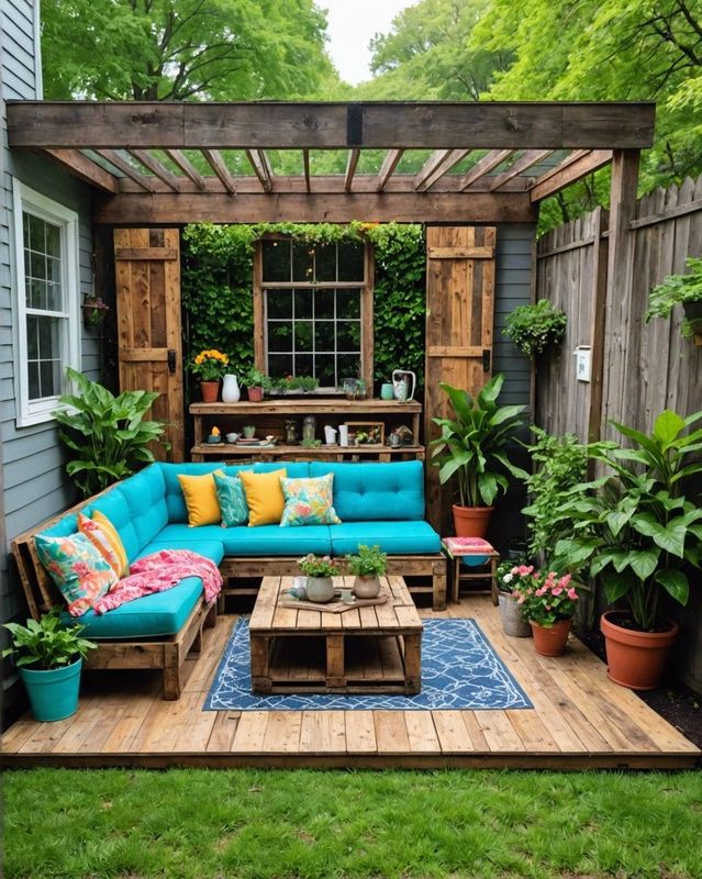 Repurposed Pool Deck Furniture