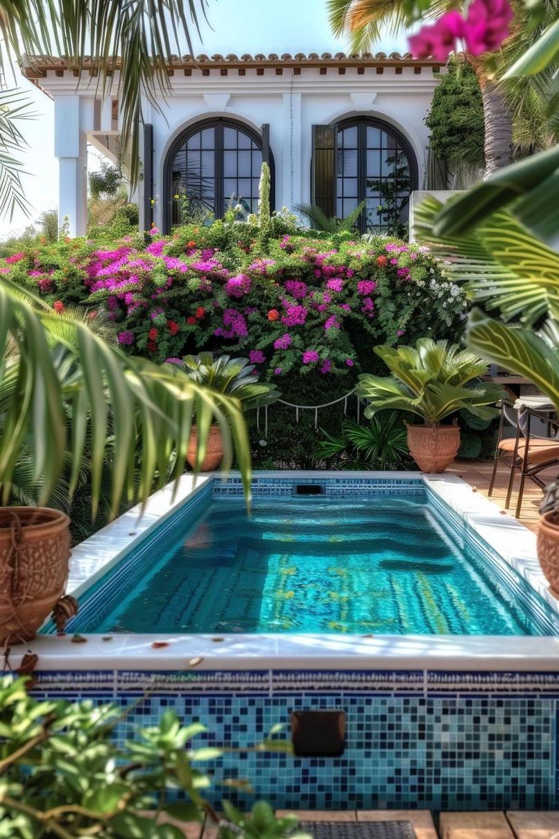 9. Poolside Mediterranean Oasis Ideas-1