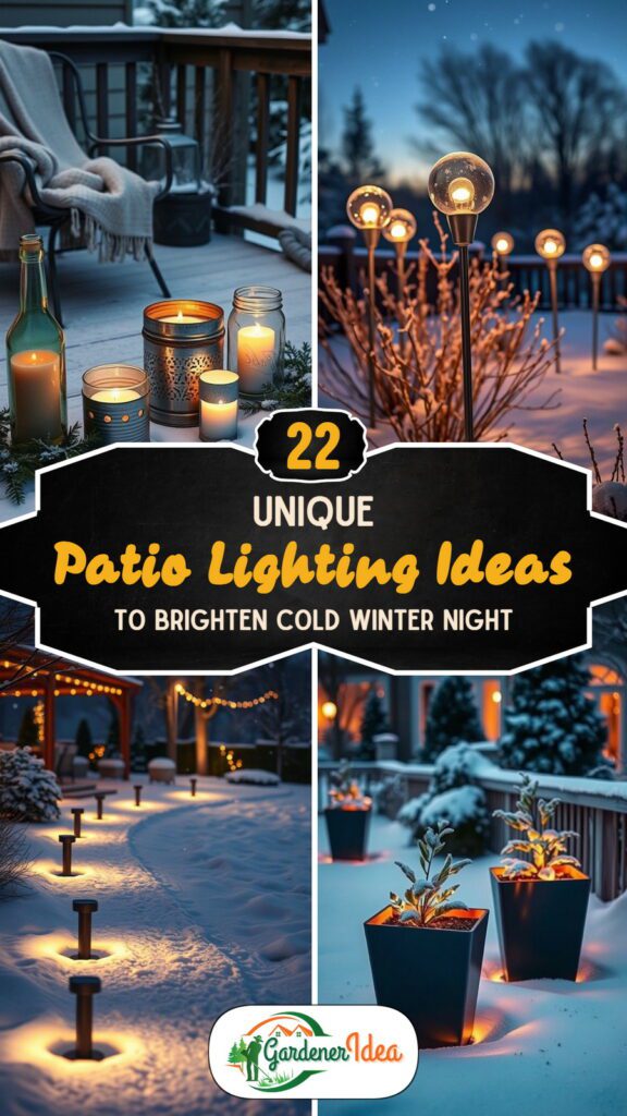 22 Patio Lighting Ideas To Brighten Cold Winter Night