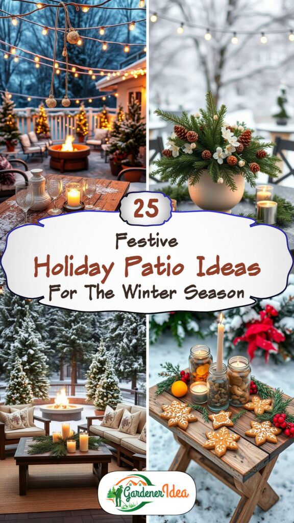 25 Festive Holiday Patio Ideas For The Winter Season