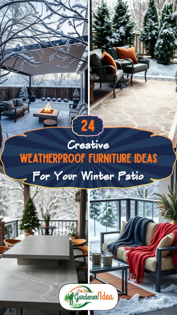 24 Weatherproof Furniture Ideas For Your Winter Patio