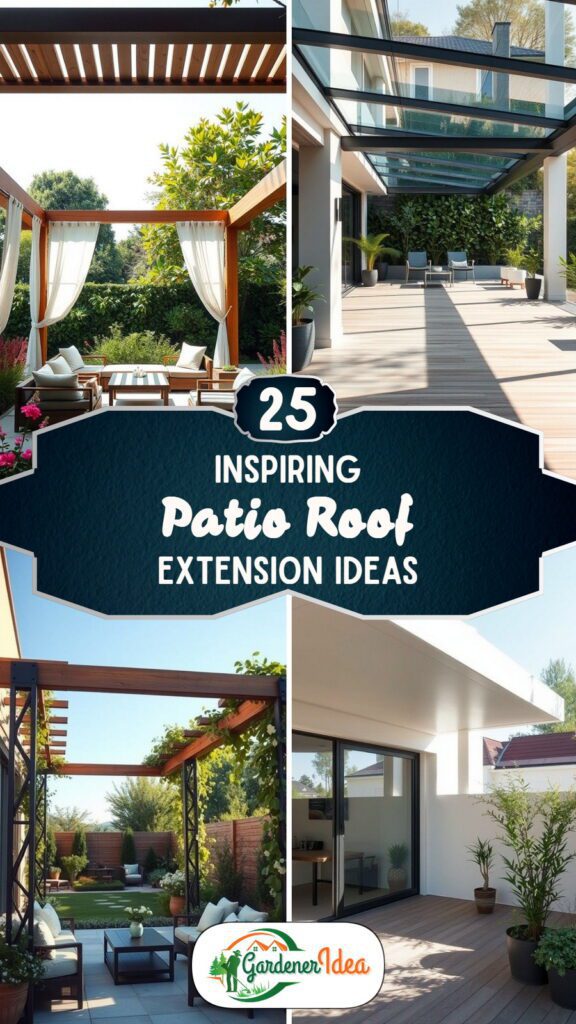 25 Inspiring Patio Roof Extension Ideas