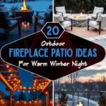 20 Outdoor Fireplace Patio Ideas For Warm Winter Night
