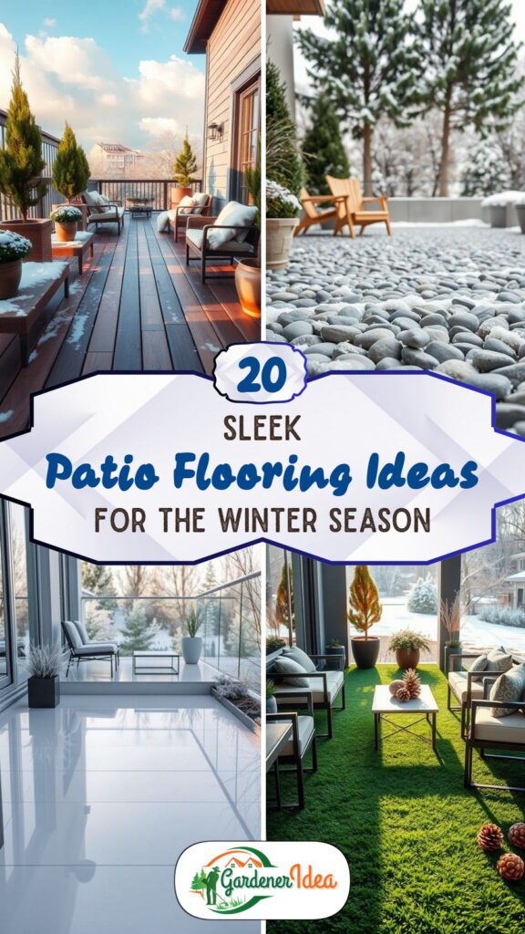 20 Sleek Patio Flooring Ideas For The Winter Season