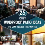 25 Windproof Patio Ideas To Stay Warm This Winter