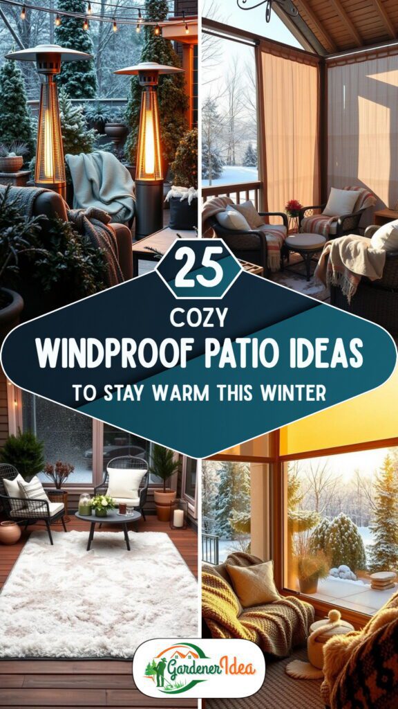 25 Windproof Patio Ideas To Stay Warm This Winter