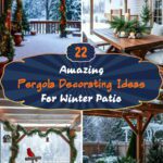 22 Pergola Decorating Ideas For Winter Patio