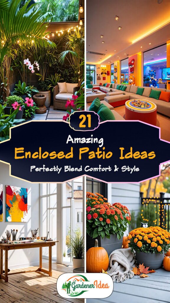21 Enclosed Patio Ideas