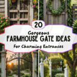 20 Farmhouse Gate Ideas For Charming Entrances