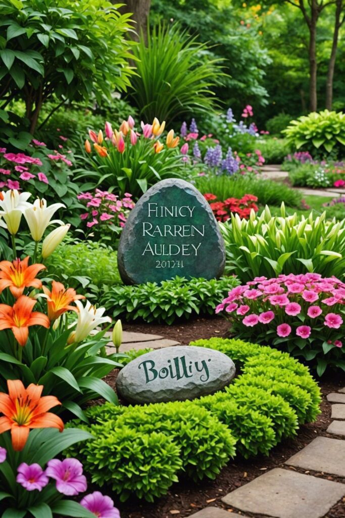 Personalized Garden Marker Rocks