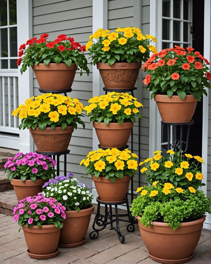 31 Patio Flower Pot Ideas And Inspiration