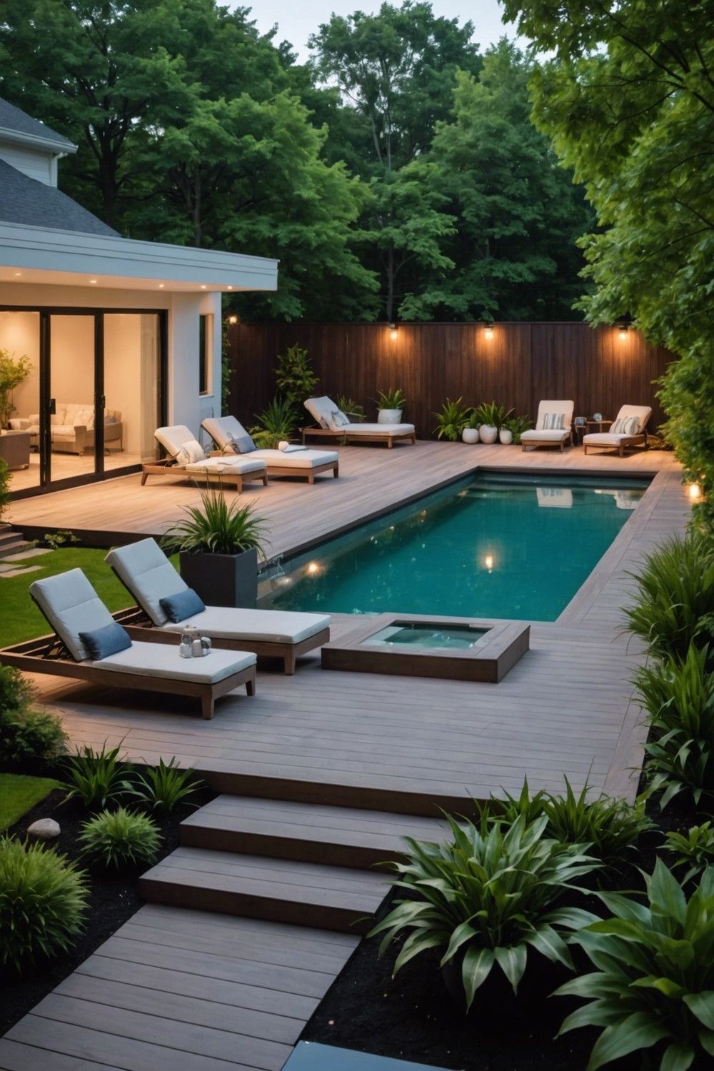 Semi-Inground with Decking