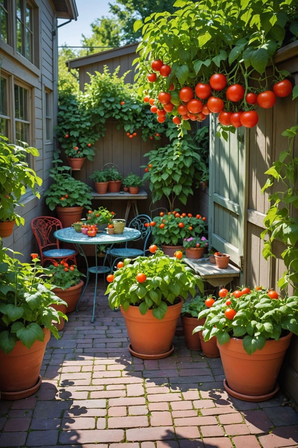 Potted Tomato Plants