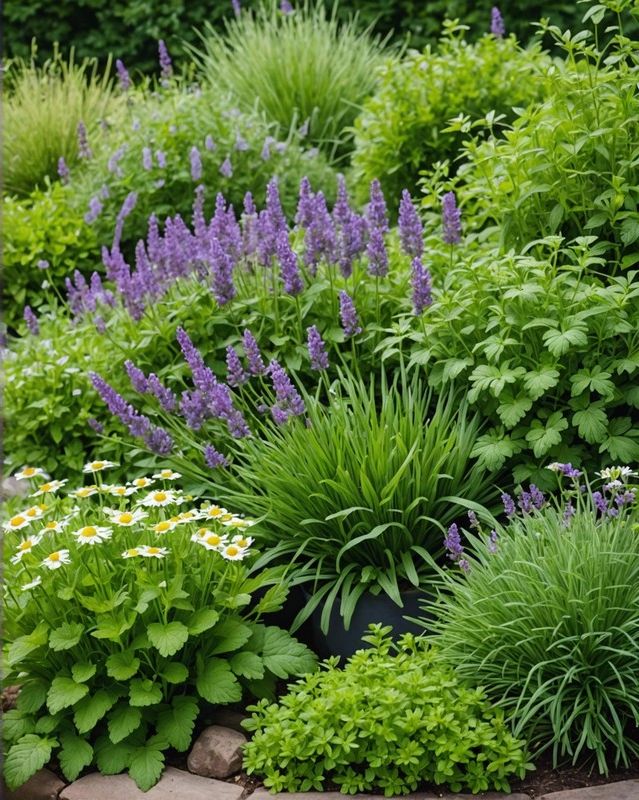 Edible and Fragrant Herb Garden