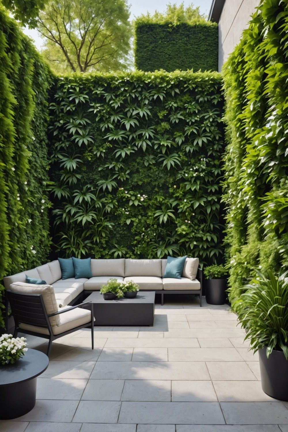 Greenery Wall with Invisible Planters