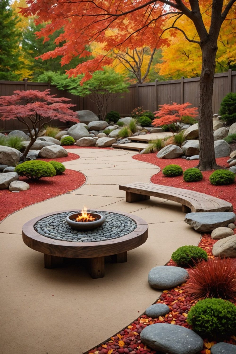 Create a Zen Garden with Fall Elements