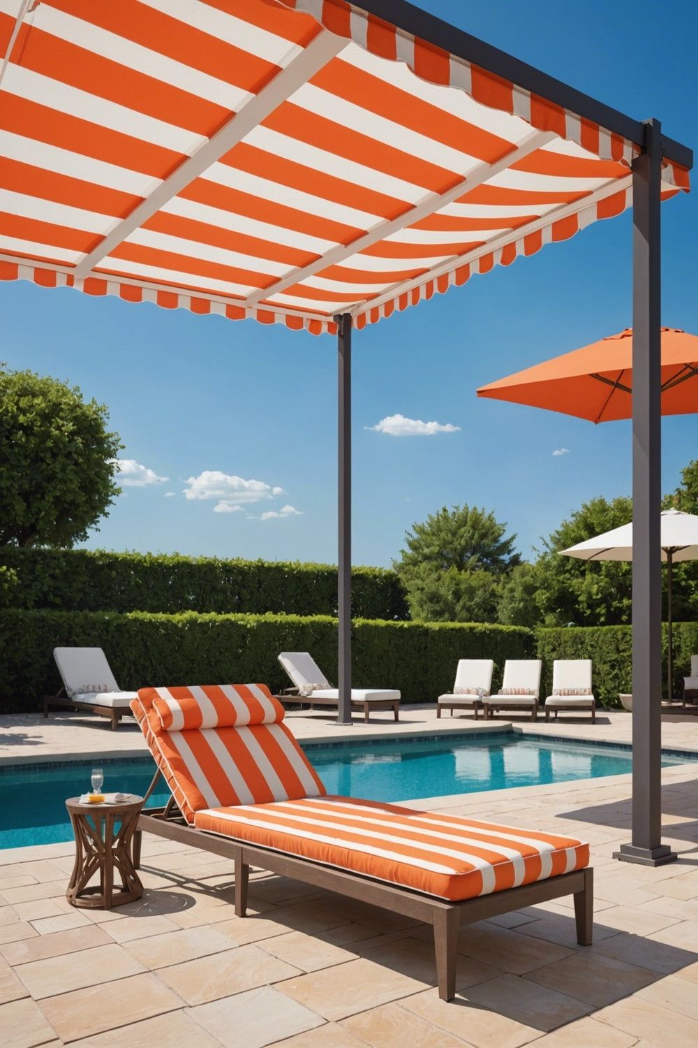 Fabric Shades for Pool Decks