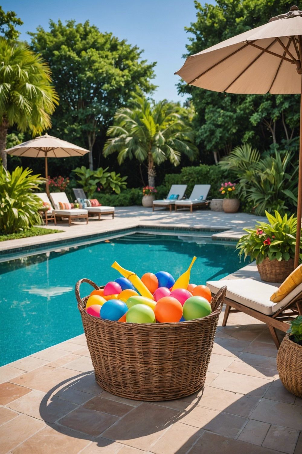 Use a Large Wicker Basket