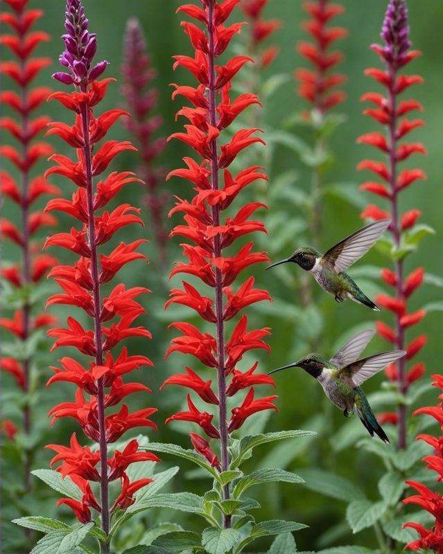 Salvia coccinea (Blood Sage)