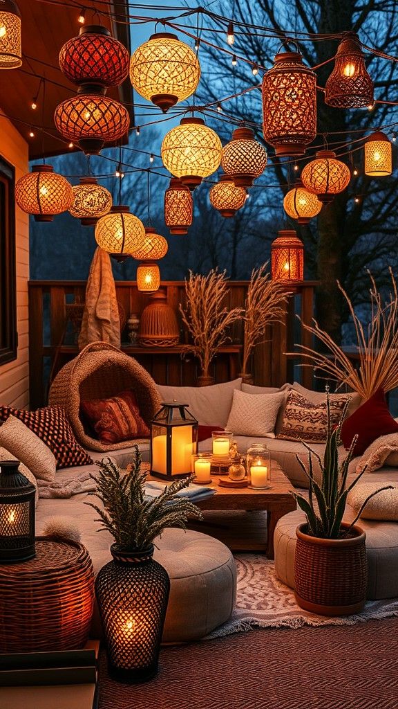 Utilize Lanterns for Warmth