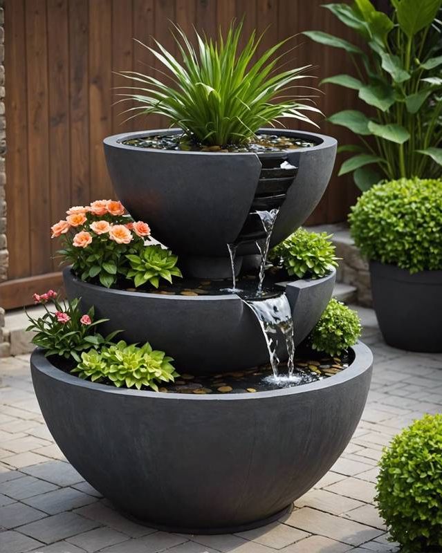 Water Feature Planter