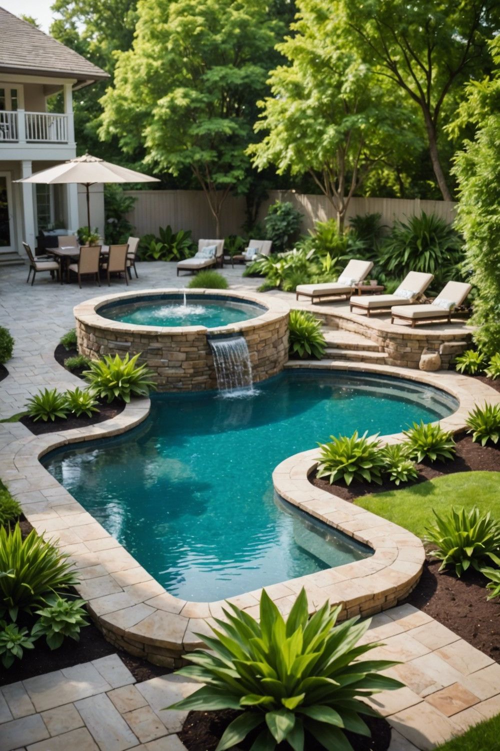 Aqua Oasis: Poolside Water Features