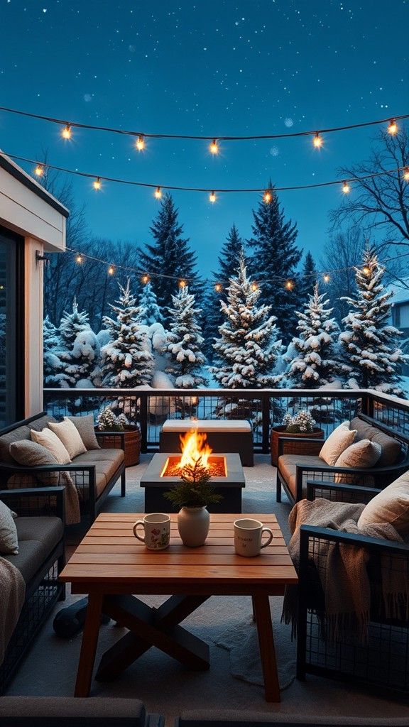 Use String Lights for Ambiance