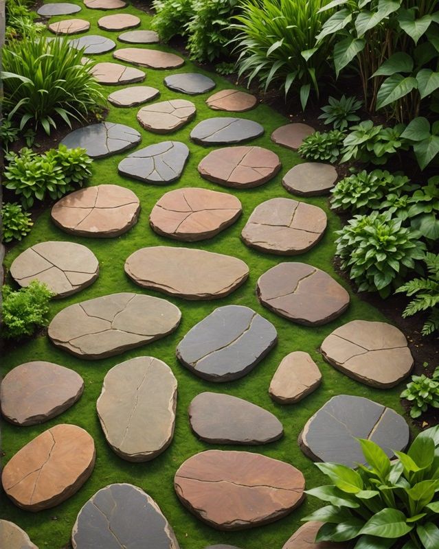 Flagstone Stepping Stones