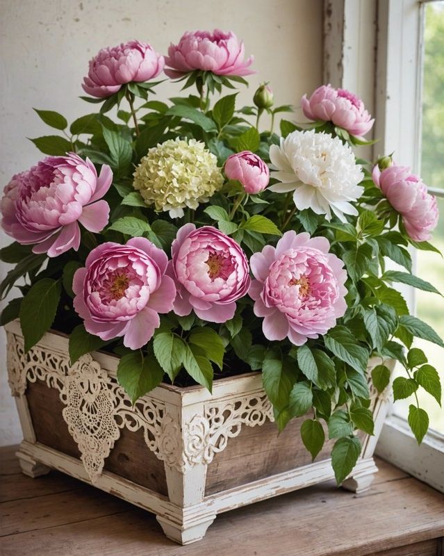 Vintage Charm: Pair Coleus with Old-Fashioned Flowers and Lace