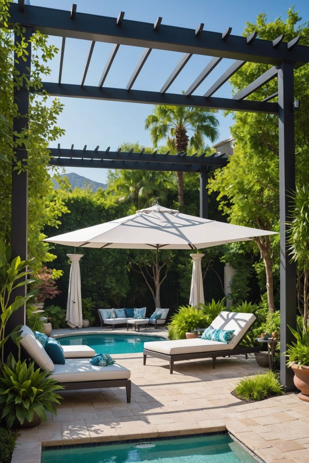 Vinyl Pergola Shades