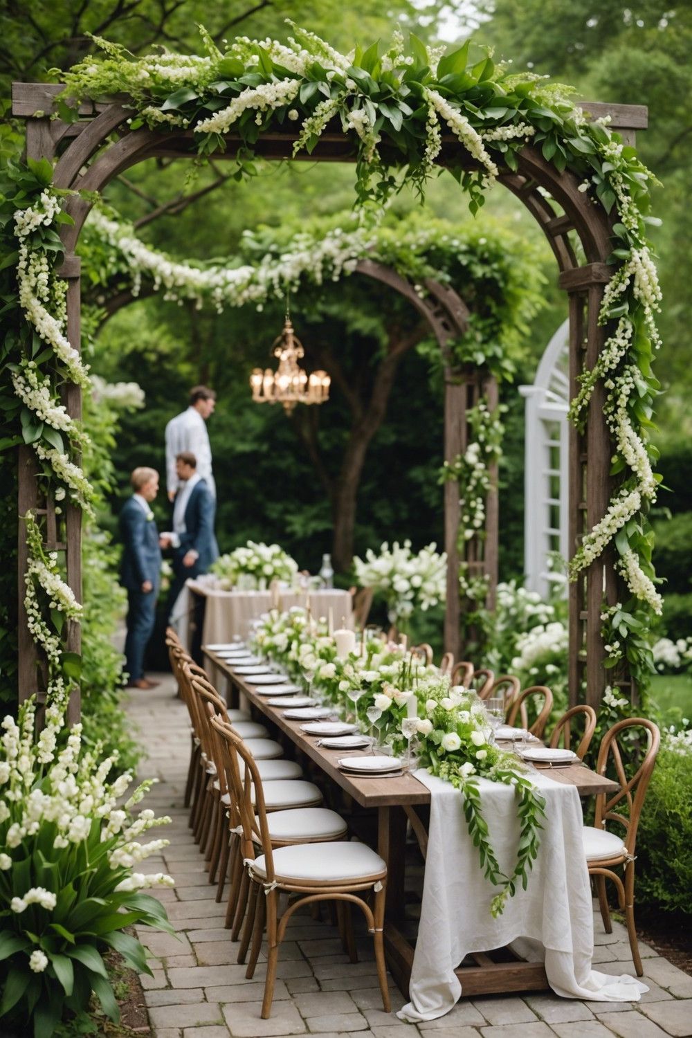 Create a Lily of the Valley Garland for Your Garden Party