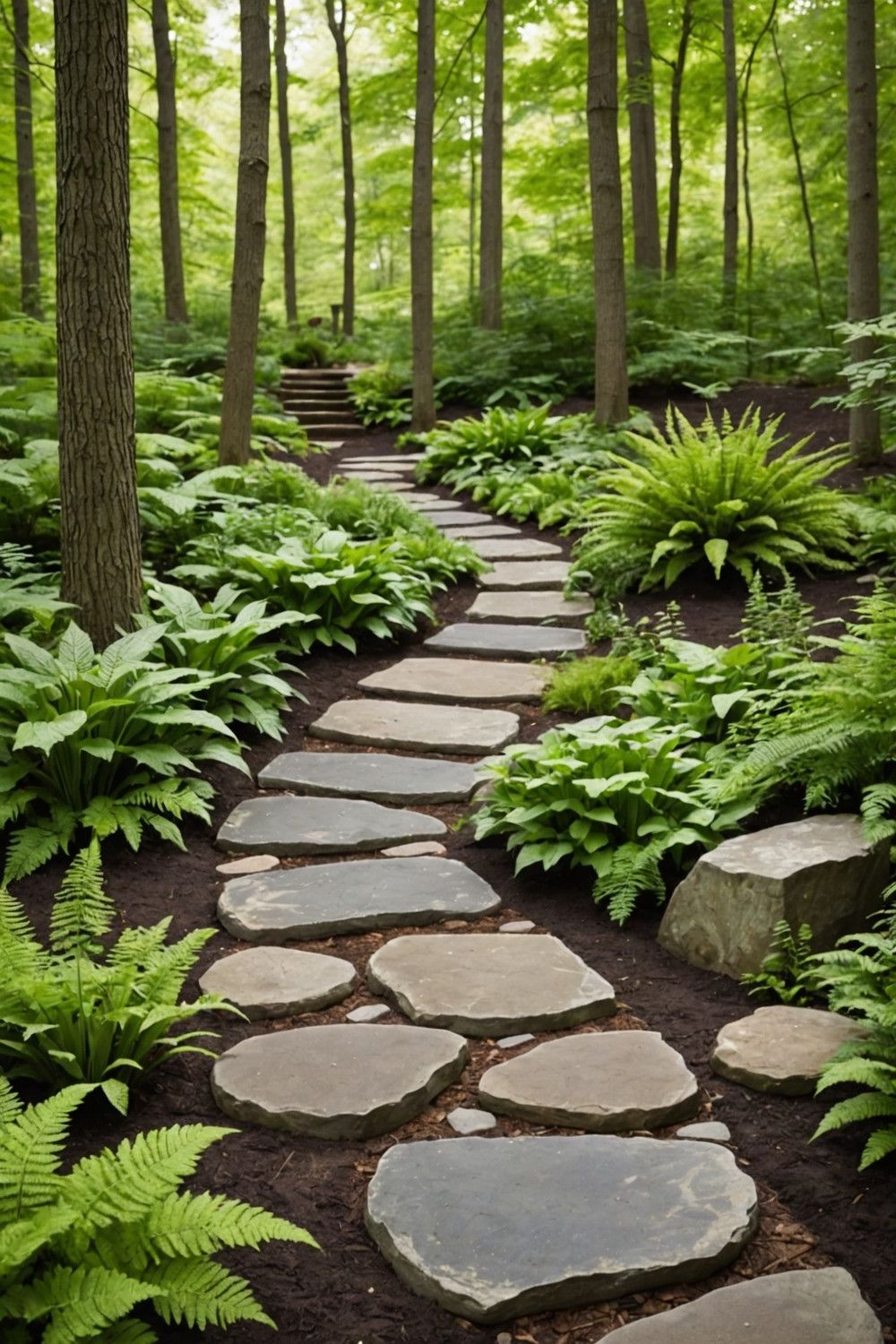 Use Natural Stone Stepping Stones