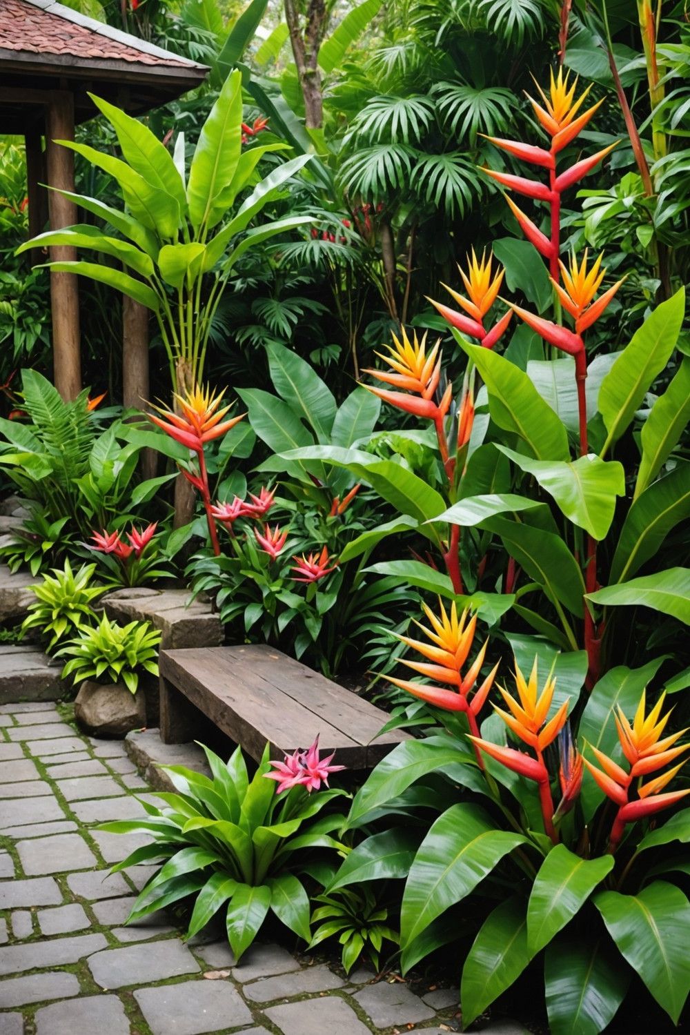 Exotic Flower Borders