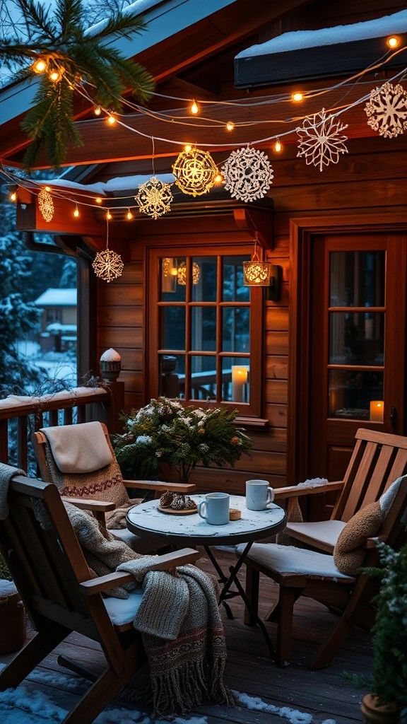 DIY Snowflake Decorations