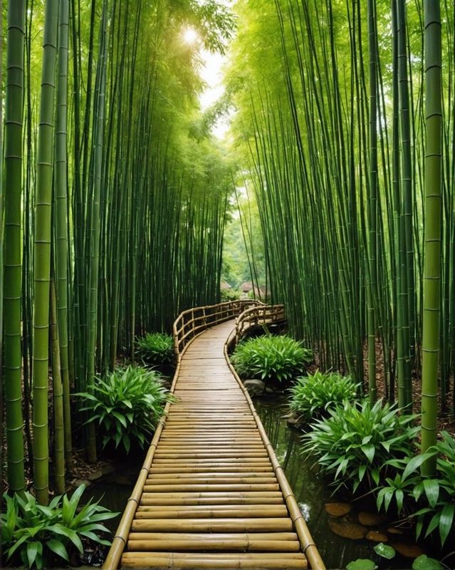 Bamboo Walkway