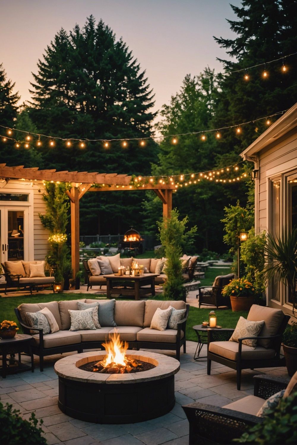 Conversation Sets with Fire Pit