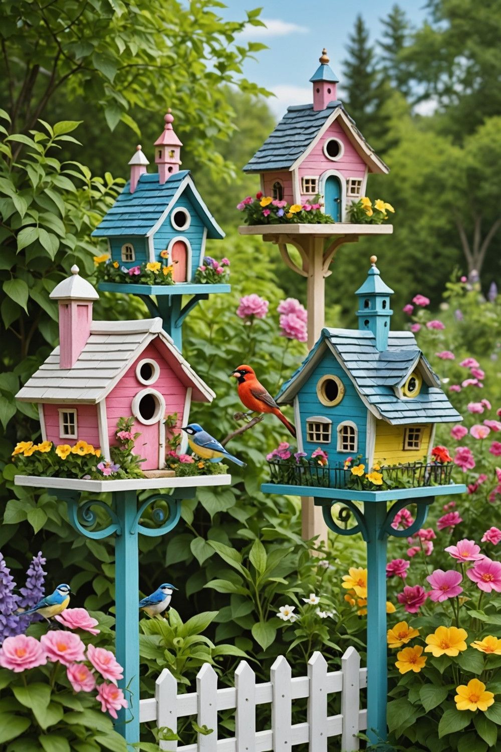 Birdhouses and Feeders