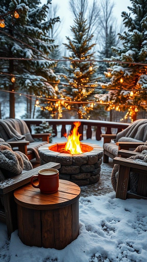 Cozy Fire Pit Area