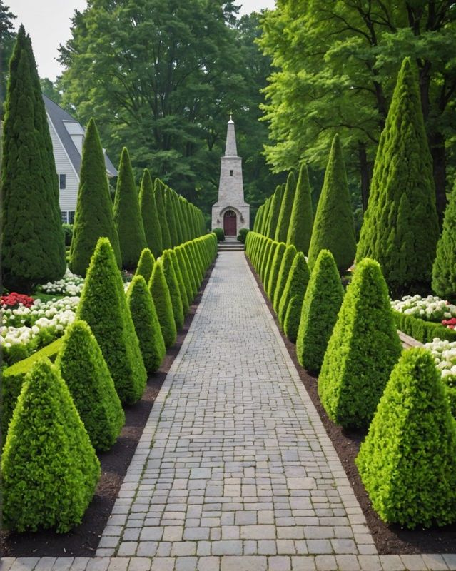 Boxwood Pyramid