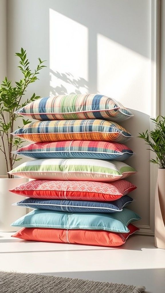 Store Cushions in Vacuum-Sealed Bags