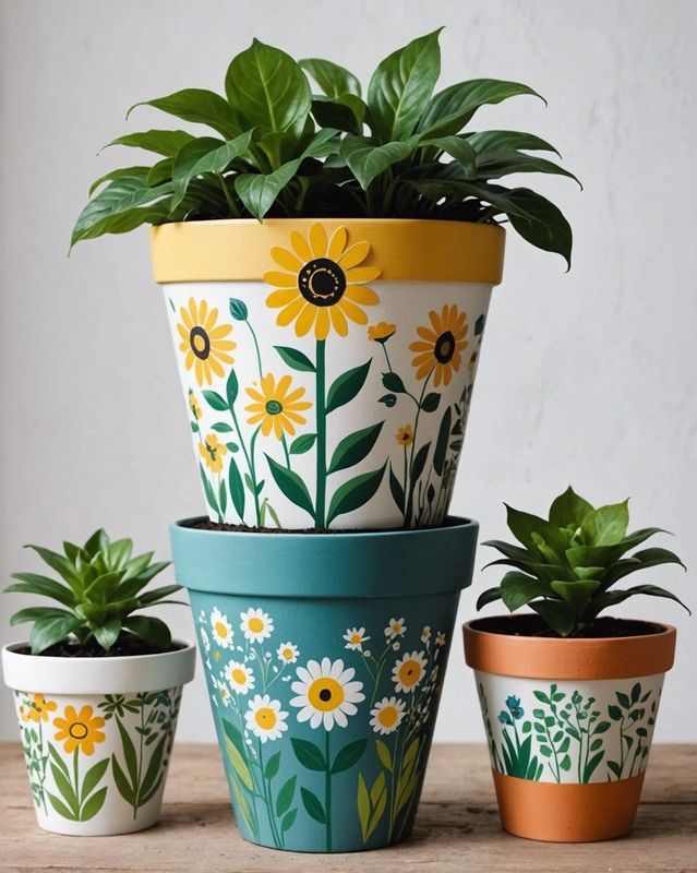 Nature-Inspired Flower Pot