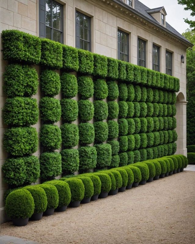 Boxwood Espalier